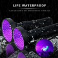 thumbnail image 5 of Linterna UV de alta potencia 100 Led UV Foto Lámpara de escorpión Máscara Linterna de detección de agente fluorescente JAMW Sencillez, 5 of 5