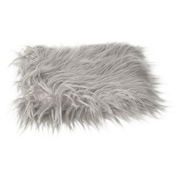 Miangastore Tapis de Photographie en Fourrure Synthétique 1Pcs pour Bébé Hypoallergénique Lavable 24 * 20 * 0.4 Pouces