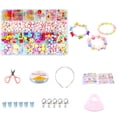 thumbnail image 1 of Surprise Secret Message Jewelry DIY Jewelry Making Craft Kit Great Bead Kit For Parties Sleepover & Weekend Activity Make Bracelets With Alphabet Beads For Kids Age 5 6 7 8, 1 of 9
