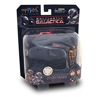 battlestar galactica minimates mini flyers battle damaged cylon