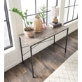 thumbnail image 2 of Console Table/Desk in Grey, 2 of 4