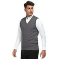 thumbnail image 5 of HAOMEILI Men's Sleeveless V Neck Pullover Sweater Slim Fit Casual Solid Sweater Vest, 5 of 6