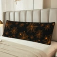 thumbnail image 5 of Halloween Body Pillow Cover, Halloween Skeleton Spider Halloween Decorations Body Pillow Cases with Zipper Soft Smooth Skin Friendly Long Pillow Case 20x54 inches, 1Pcs, 5 of 6
