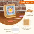 thumbnail image 4 of Lifewit 5.9" Crochet Blocking Board with 10 Pegs, Bamboo Granny Square Blocking Board for Knitting and Crochet Projects, Blocking Mats for Crocheting, Crocheting Accessories Gifts for Crocheters, 4 of 10