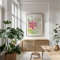 thumbnail image 6 of Oriental Lily with Freesia - Glen Rock Pennsylvania Drawing Floral Flowers Botanical Nature Pastel Unframed Wall Art Print 16 x 24 inches, 6 of 16