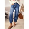 thumbnail image 6 of TinyCribz Casual Blue Tapered Jeans for Women – 4 Button Design for Everyday Comfort 16, 6 of 6