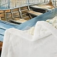 thumbnail image 3 of Erosebridal Beach Theme Sherpa Blanket, Coastal Lodge Cabin Plush Blanket, Microfiber, 50x60, 3 of 6