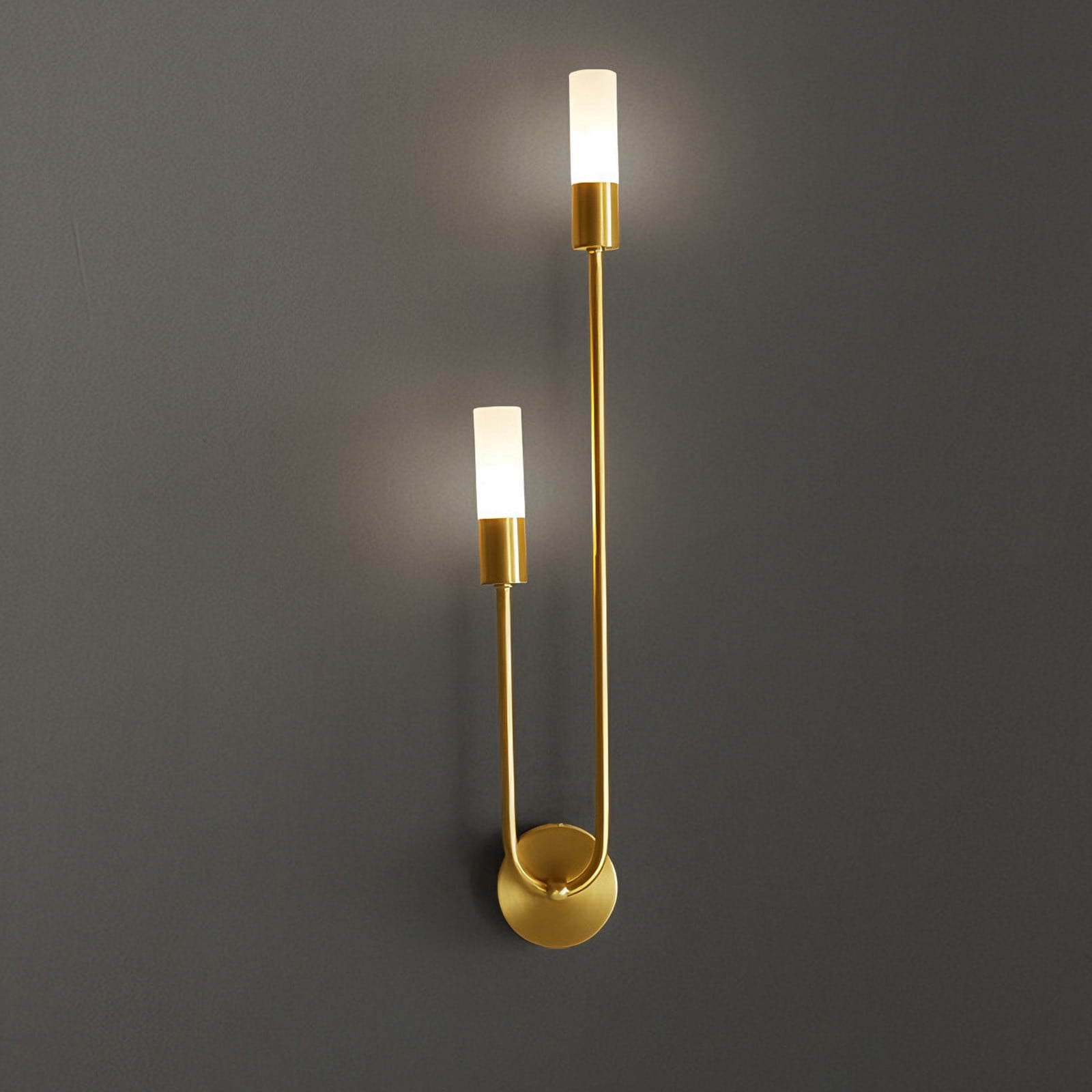 DZQMTKX Modern Wall Sconce, Hardwired LED Wall Light Fixture, Up Down Lighting for Bedroom Living Room Corridor, Warm Glow