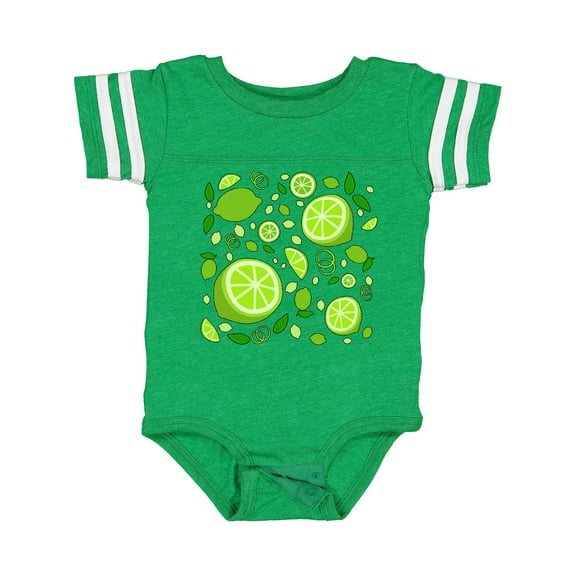 Inktastic Lots of Limes- citrus fun Boys or Girls Baby Bodysuit