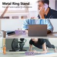 thumbnail image 6 of Compatible with iPhone 14 Pro Max Case Cell Phone Crystal Clear 360°Kickstand with Ring Holder Magnetic Back Shockproof Protective Liquid Silicone Shell with Bumper Flexible Soft TPU, 6 of 16
