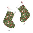 thumbnail image 3 of Fuzoiu Christmas Hat sock Print Christmas Stockings, Party Supplies & Kids Gifts,Big Xmas Stockings Decoration for Family Decorations Hanging Ornament for Xmas Holiday Party, 3 of 7