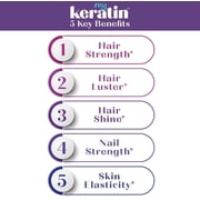 Purity Products MyKeratin ProClinical Advanced Hair Therapy Reduces Hair Loss & Increases Hair Strength, Shine & Luster - Next Generation Keratin Hair, Skin & Nails Super Formula - 60 Veg Capsules