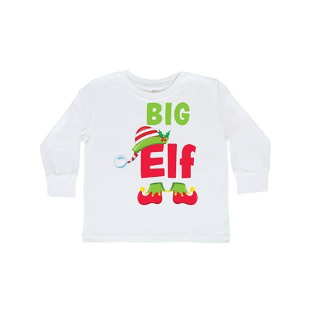 

Inktastic Christmas Big Elf Gift Toddler Boy or Toddler Girl Long Sleeve T-Shirt