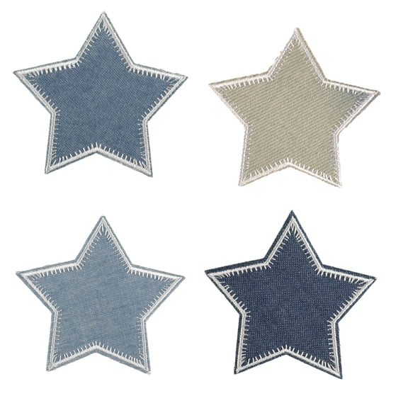 URTERYSER Eye-Catching Embroidered Star for Clothes Hat Sewing Patches Scarf Wedding Dress Decors Accessories Color E