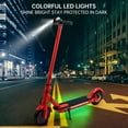 thumbnail image 6 of VIPQV 8.5" Electric Scooter for Adult, Folding Electric Scooter with 350W Motor, 21 MPH Max Speed, 25 Miles Long-Range and Deck Lights, Red, 6 of 8