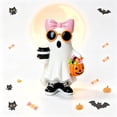 thumbnail image 2 of WKSCLPAI Halloween ghost statue,Cute ghost figurine,Purple Halloween decoration,Indoor/Outdoor Resin Figurine,Spooky Party Prop & Gift, 2 of 9