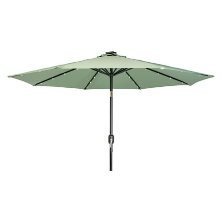 Deluxe Solar Powered Led Lighted Patio Umbrella 9 By Trademark Deluxe Solar Powered Led Lighted Patio Umbrella 9 By Trademark Innovations Basil