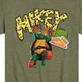 thumbnail image 3 of Teenage Mutant Ninja Turtles: Mutant Mayhem - Michelangelo AKA Mikey - Pizza Rules - Toddler And Youth Short Sleeve Graphic T-Shirt, 3 of 5