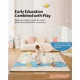 thumbnail image 3 of Joypony 59 x 71 inch Baby Play Mat, Foldable Play Mats for Babies and Toddlers with Travel Bag, 3 of 17
