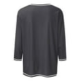 thumbnail image 3 of T-shirt à Manches Longues Imprimé Squelette pour Femmes - Col Rond, Coupe Ajustée - Haut de Festival/fête Décontracté - s-TTG, 3 of 4