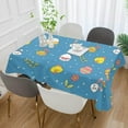 thumbnail image 4 of Coolnut Easter Bunny Egg Chick Rectangle Tablecloth Spill-Proof Polyester Table Cloth Table Cover for Kitchen Dining Picnic Holiday Party Decoration,54"x54", 4 of 7