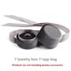 thumbnail image 4 of Anillo redondo Caja de portador Bowknot COMPLETO COMPROMISO PENDIENTE PENDIENTES Pulseras Pulseras Organizador Joyería Guiño Accesorios Accesorios Gris Anillo Caja Yuarrent AP004488-05, 4 of 7