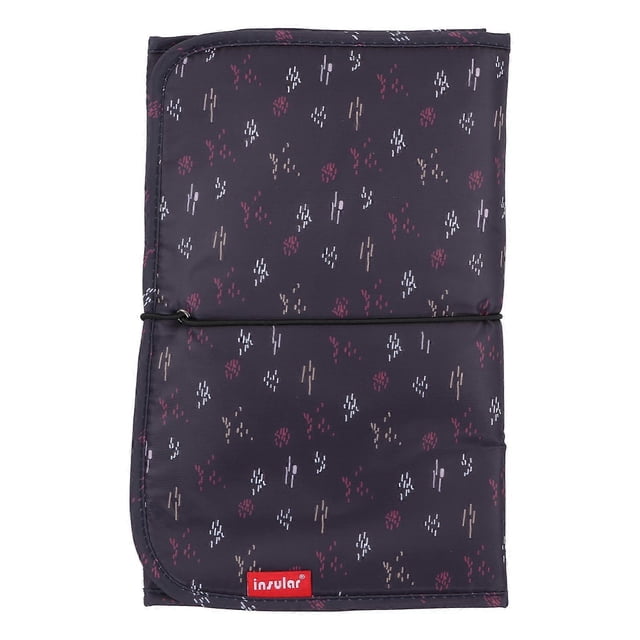 Portable Diaper Changing Pad Nylon Comfortable Multifunctional Waterproof Baby Changing Pad for Travel Home Black Spots