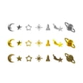 thumbnail image 4 of Adornos Rellenos Colgante Celestial Moon Star Zulema Suministros de arte para joyería Halzgo, 4 of 7