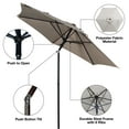 thumbnail image 5 of Mainstays 7.5' Tan Push-up and Tilt Patio Umbrella, 5 of 6