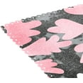 thumbnail image 5 of Pink Snowflakes 12x18in Heat-Resistant Non-Slip Place Mat, Durable and Wrinkle-Resistant, 5 of 8