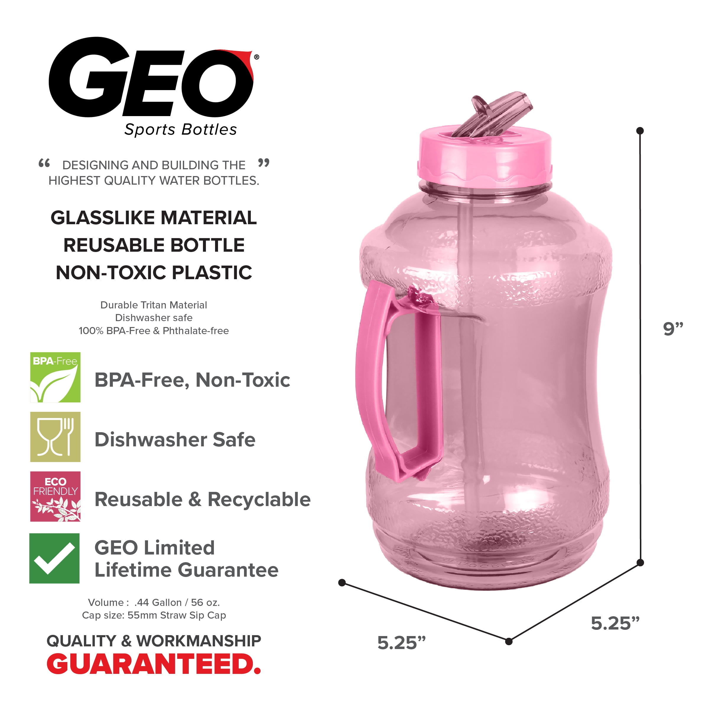 Reduce® Light Pink Hydrate Water Bottle, 1 ct - Gerbes Super Markets