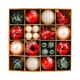 thumbnail image 4 of Bolas de Navidad Adornos Decorativos Adornos Resistentes Ligeros Novedad Diámetro 32 piezas, 4 of 9