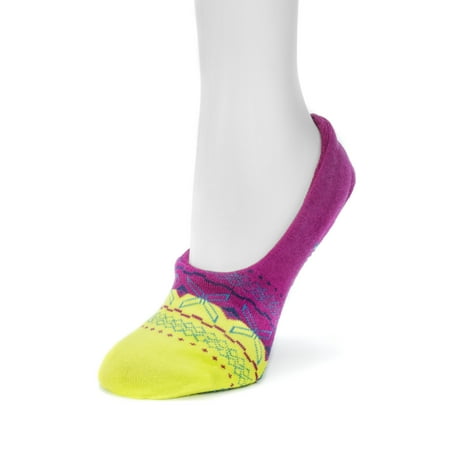 MUK LUKS Women's Ballerina Slipper Socks