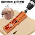 thumbnail image 2 of Hole Punch Locator,Slant Drill Jig,Slant Drill Guide Set Pocket Hole Drilling Kit Positioner Locator Tool, 2 of 5