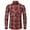 Green, variant on ZCFZJW Mens Casual Plaid Shirts Button Down Long Sleeve Regular Fit T Shirts Buffalo Plaid Dress Work Shirt with Pocket White M