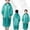 Green, variant on Raincoat+Pants Family Pack Adult Disposable Ponchos with Hood Ideal for Outdoor Activities in The rain