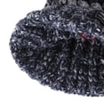 thumbnail image 4 of WITHMOONS Thick Crochet Knitted Stripe Beanie Hat Slouchy CR5509 (Navy), 4 of 4