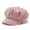 ^Hot Pink, variant on GILIGEGE Women's Retro Peaked Ivy Newsboy Paperboy Gatsby Cabbie Painter Cap Hats Women Winter Solid Hat Beret Cap Korean Painter Newsboy Black One Size