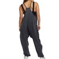 thumbnail image 2 of Women Long Casual Jumpsuits Sleeveless Loose Spaghetti Strap with Pockets - Summer Rompers, 2 of 8