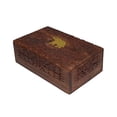 thumbnail image 4 of OM SHRI OM Set of 3 PCS Handmade Jewerly Box Organizer Decorative Table Piece from India, 4 of 7