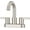 Brushed Nickel, variant on Pfister Lg48-Bi0 Brislin 1.2 GPM Centerset Bathroom Faucet - Chrome