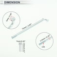 thumbnail image 6 of Unique Bargains Set Universal Bicycle Spokes 12G Bike Wheel Spokes Nipple Carbon Steel Galvanized Silver Tone-72mm, 6 of 7