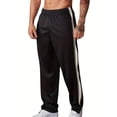 thumbnail image 3 of Men's Baggy Sweatpants Straight Leg Open Bottom Joggers Casual Lightweight Athletic Pants with Pockets, 3XL, 3 of 6