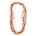 thumbnail image 2 of 2Pcs Bikini Chain Beach Chain Waist Chain Waist Beads Belly Beads Double-string Chain (Colorful), 2 of 8