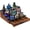 4 Tier Black+Walnut - LED, variant on Perfume Cologne Organizer for Men: with LED Light 4 Tier Wooden Perfumes Stand, Desktop Parfum Holder Display Shelf with Cabinet, Bedroom Makeup Lotion Storage Rack with Drawer