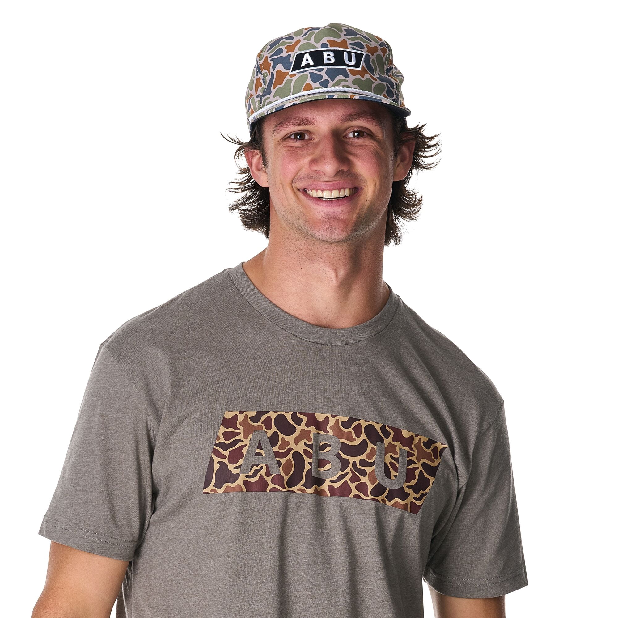Abu Garcia ABU Keyline Camo Fill Tee, Size XL (Grey)