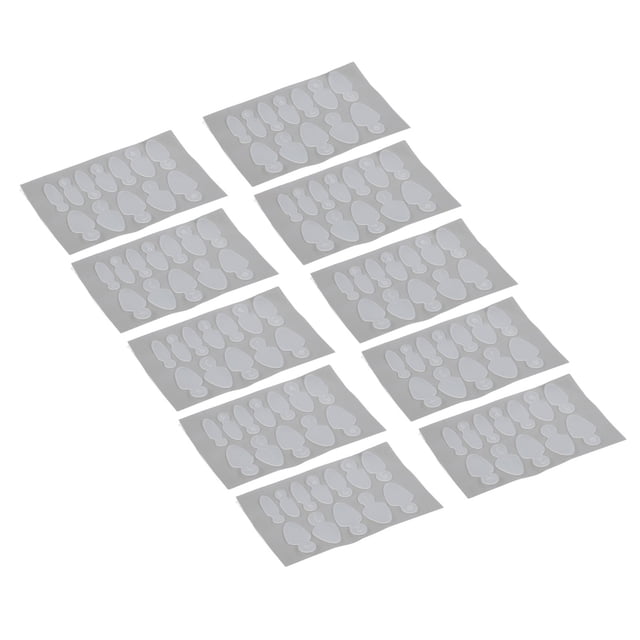 Molde De Almohadillas Adhesivas Para Uñas ANGGREK 10 Piezas ABS Reutilizable