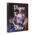 thumbnail image 4 of Please Leave By Nine Black Framed Giclee Art, design by Lil' Rue, 4 of 9