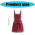thumbnail image 5 of Multipurpose Maid Apron for Nails Salon and Cafe Shop Use Designed with Sweet Ruffled Bowknot and Adjustable Straps, 5 of 14