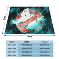 thumbnail image 3 of Ghostbusters Frozen Empire Logo Flannel Blanket Ultra-Soft Micro Fleece Throw Blanket For Bed Sofa Couch Car Office Unisex Adult Fuzzy Bed Blanket Cozy Kids Throw Blanket 80"x60", 3 of 7